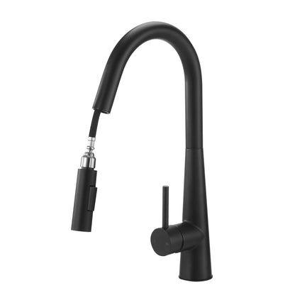 ROMA GOOSENECK PULLOUT KITCHEN SINK MIXER | 5 COLOURS