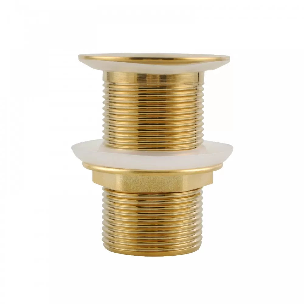 32MM SOLID BRASS BASIN POP UP WASTE WITHOUT OVERFLOW - BRUSHED BRASS