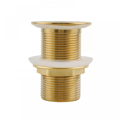 32MM SOLID BRASS BASIN POP UP WASTE WITHOUT OVERFLOW - BRUSHED BRASS