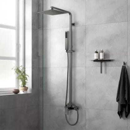 FUSION 3 in 1 RAIN SHOWER SET - GUNMETAL GREY