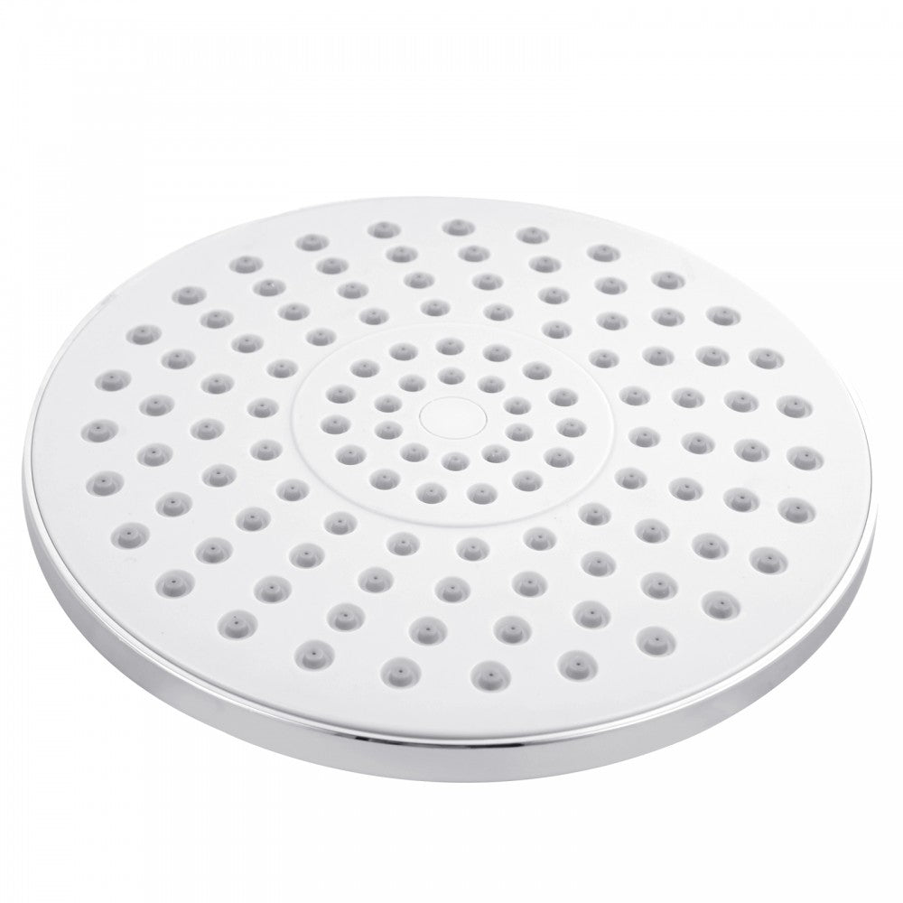 OPAL ROUND ABS RAINFALL SHOWER HEAD 200MM - 2 COLOURS