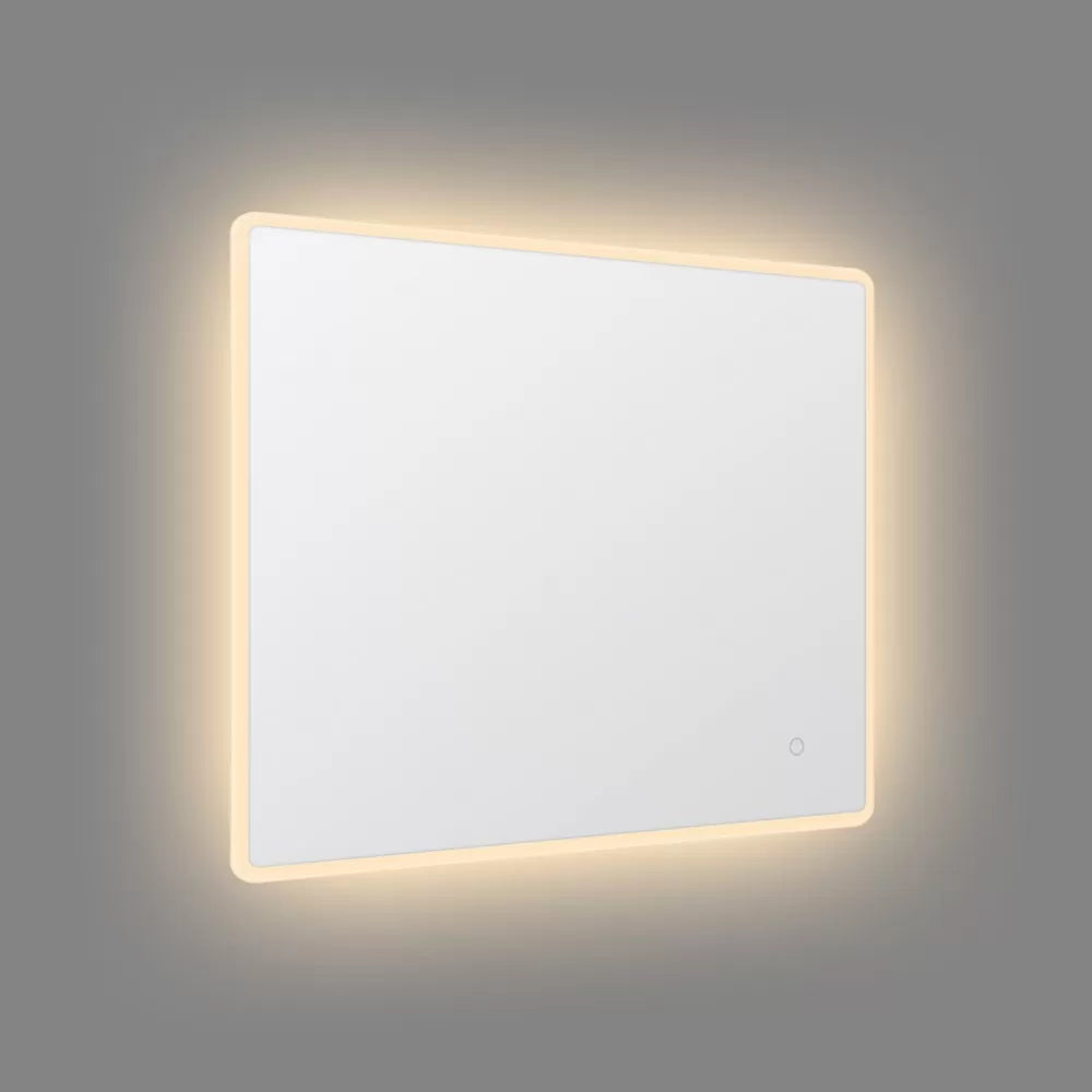 750X600MM RECTANGULAR LED MIRROR WITH MOTION SENSOR | DEMISTER | 3 COLOURS LIGHT