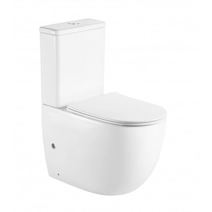 MERCIO BOXRIM GLOSS WHITE BACK TO WALL TOILET SUITE 620x380x825mm