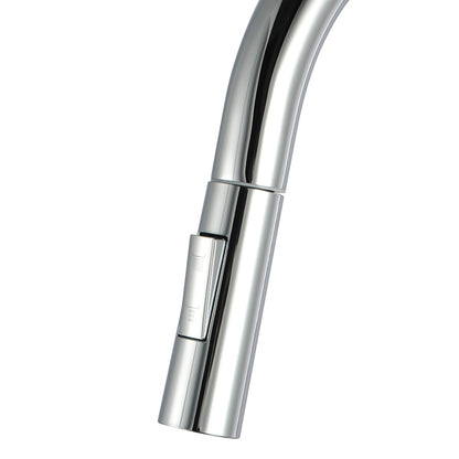 OPAL ROUND CHROME PULLOUT KITCHEN SINK TAP