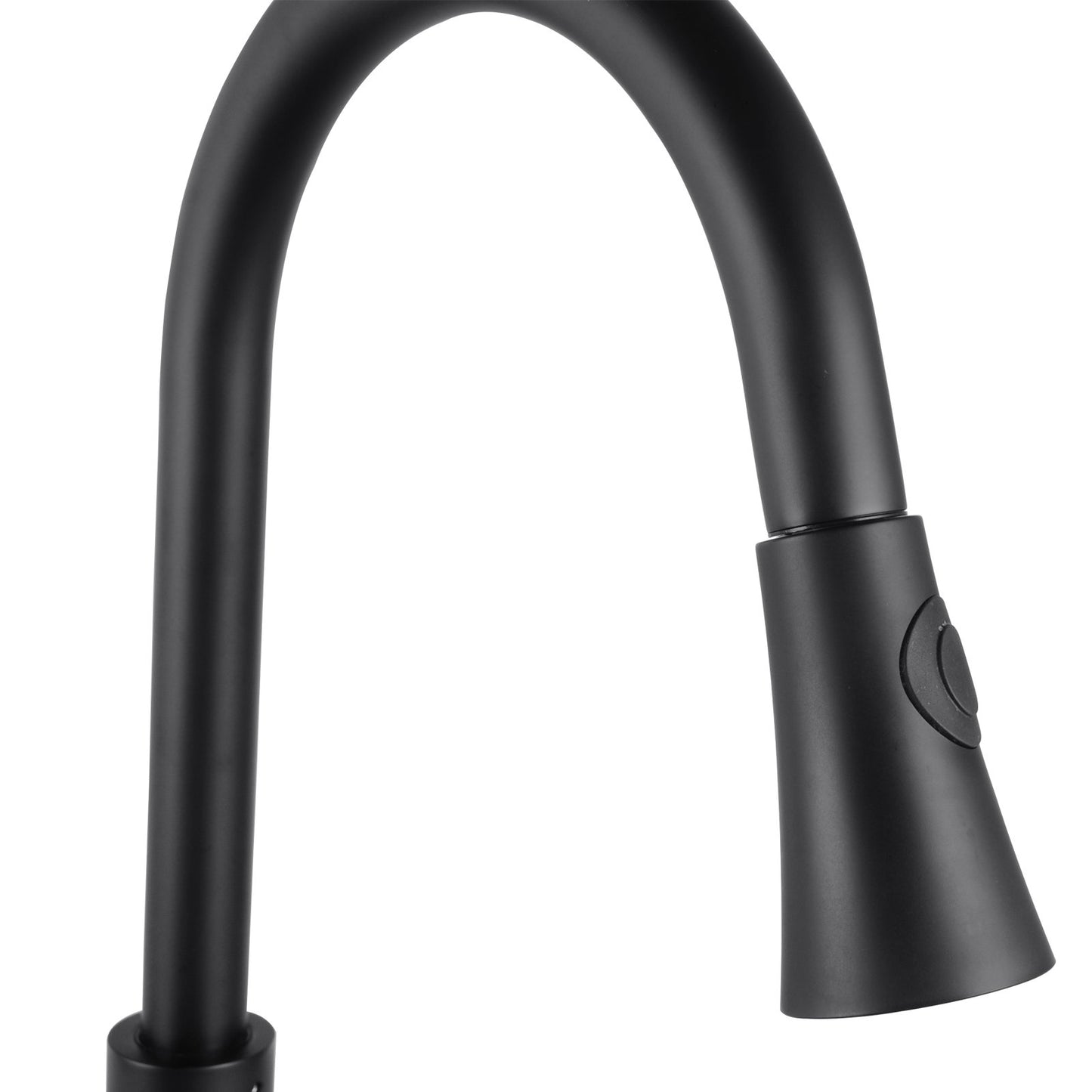 OPAL ROUND BLACK PULLOUT KITCHEN SINK TAP