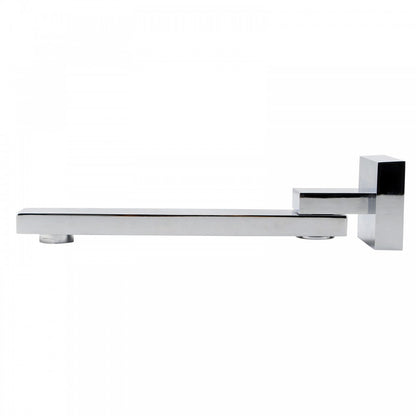 FUSION SQUARE SWIVEL BATH SPOUT 260MM - 5 COLOURS