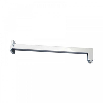 FUSION SQUARE WALL MOUNT SHOWER ARM 400MM - 2 COLOURS