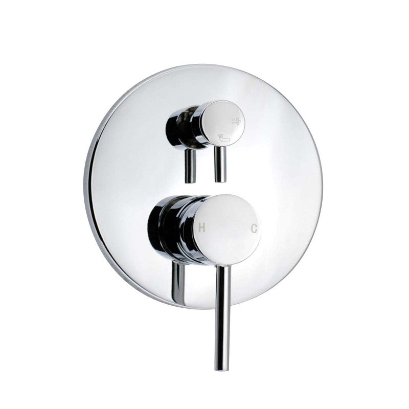 OPAL ROUND DIVERTER SHOWER MIXER - 5 COLOURS