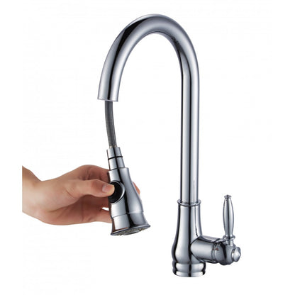 CLASSIC VINTAGE PULLOUT KITCHEN SINK MIXER - 2 COLOURS