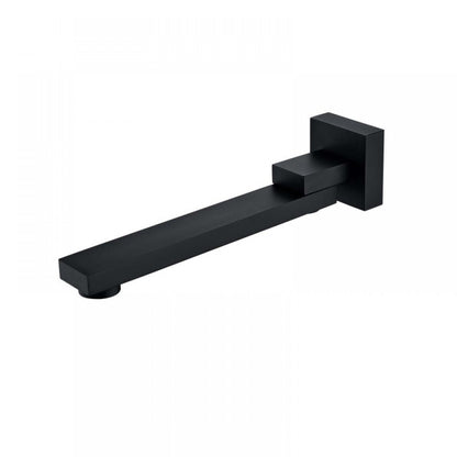 FUSION SQUARE SWIVEL BATH SPOUT 260MM - 5 COLOURS