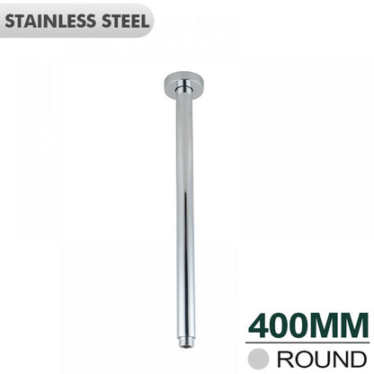 OPAL ROUND CEILING SHOWER ARM - 2 COLOURS