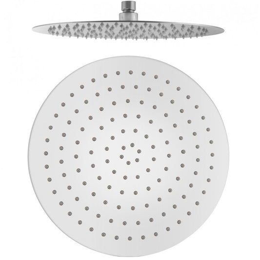 OPAL ROUND ULTRA SLIM STAINLESS STEEL RAIN SHOWER HEAD - 2 COLOURS