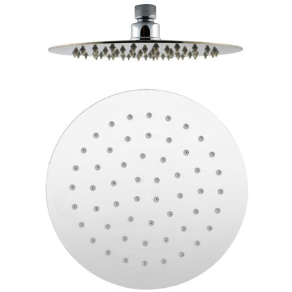 OPAL ROUND ULTRA SLIM STAINLESS STEEL RAIN SHOWER HEAD - 2 COLOURS