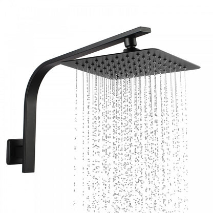 FUSION SQUARE ULTRA SLIM STAINLESS STEEL RAIN SHOWER HEAD - 2 COLOURS