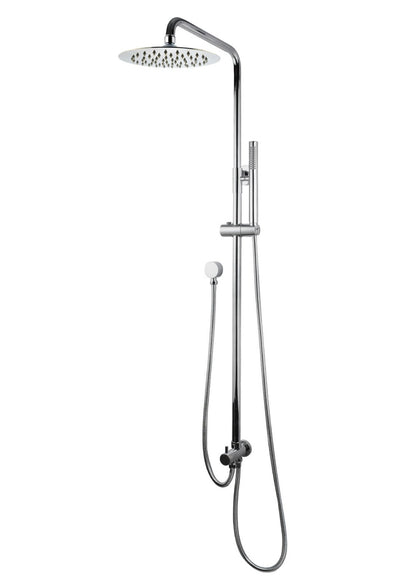 OPAL ROUND TWIN SHOWER COLUMN - CHROME