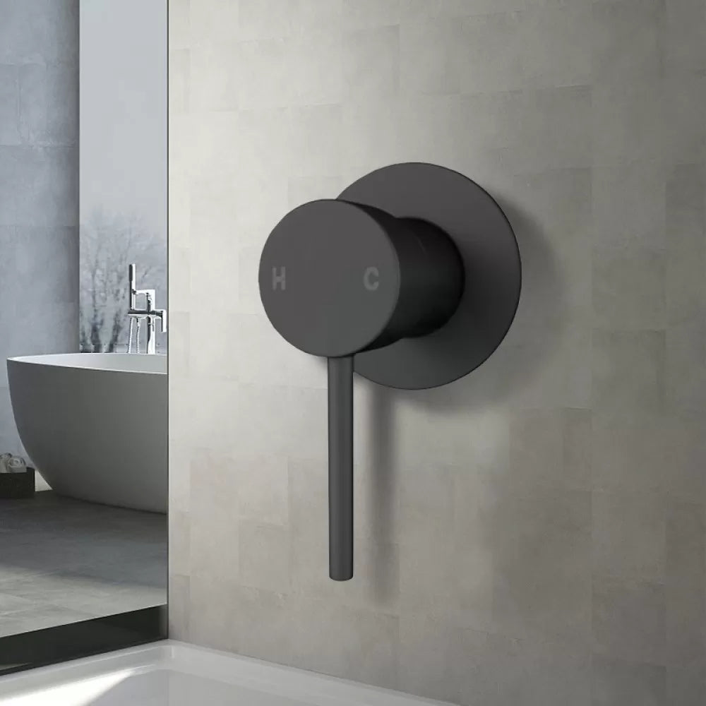 OPAL ROUND MINIMALISTIC SHOWER MIXER - 2 COLOURS